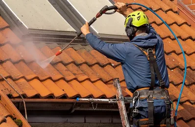Démoussage et hydrofuge de toiture à Juvigné
